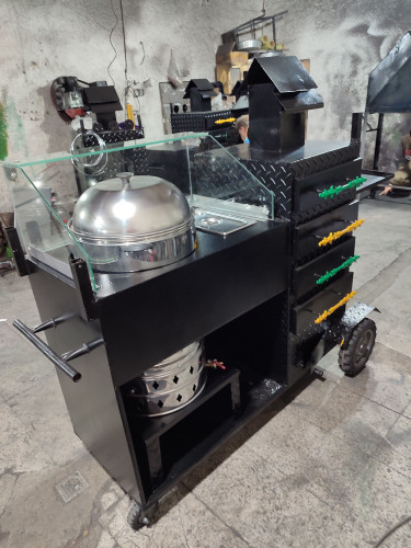 دستگاه بلال تنوری ۴کشو همراه باذرت مکزیکی فلزی