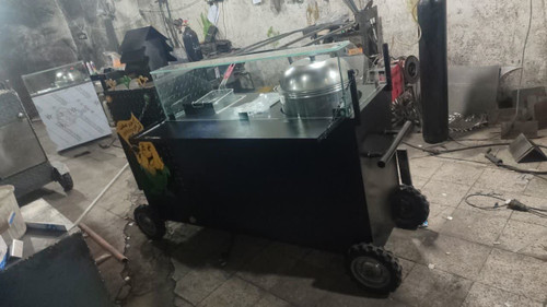 دستگاه بلال پر بلال تنوری۳کشوهمراه بادستگاه ذرت مکزیکی وسرخ کن سیب زمینی تنوری