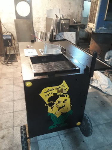 دستگاه ساندویجی صفحه گریل و سرخ کن تک لگن و بنماری